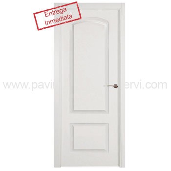 Puertas Hoja Maciza en DM Puerta Clásica Plus Curva Blanca